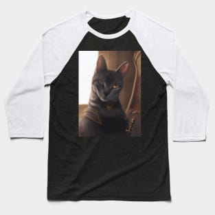 Mystic Mage cat: Asher Baseball T-Shirt